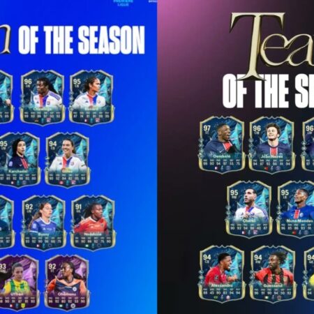 Первые игроки Команды сезона (TOTS) в EA Sports FC 25 представлены