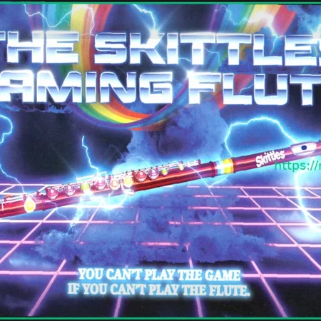Skittles спрятала уникальный игровой контроллер-флейту в GameStop
