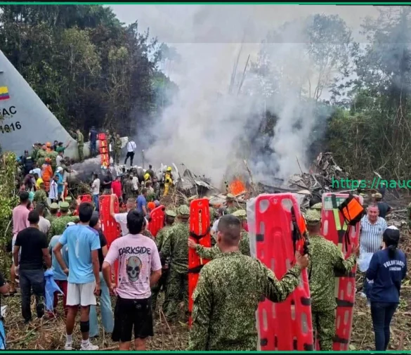 Число жертв авиакатастрофы в Колумбии достигло 68