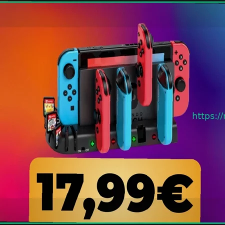 Играйте без перерывов с зарядной станцией для Joy-Con