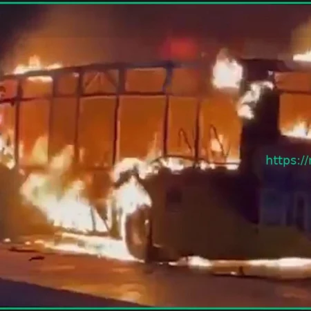 В Швейцарии шесть человек погибли при пожаре в автобусе в Керцерсе