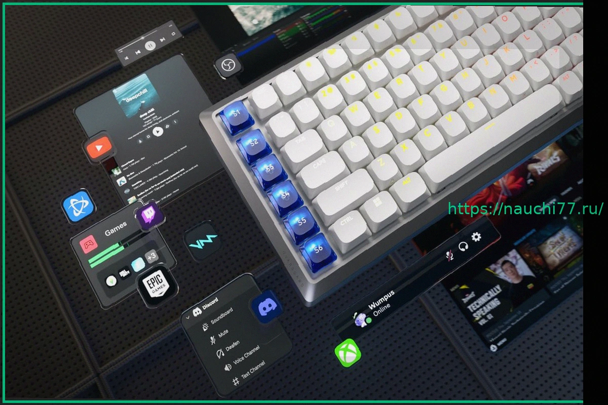 Preview Обзор Corsair Vanguard Air 99 Wireless: клавиатура с командами Stream Deck и ЖК-дисплеем