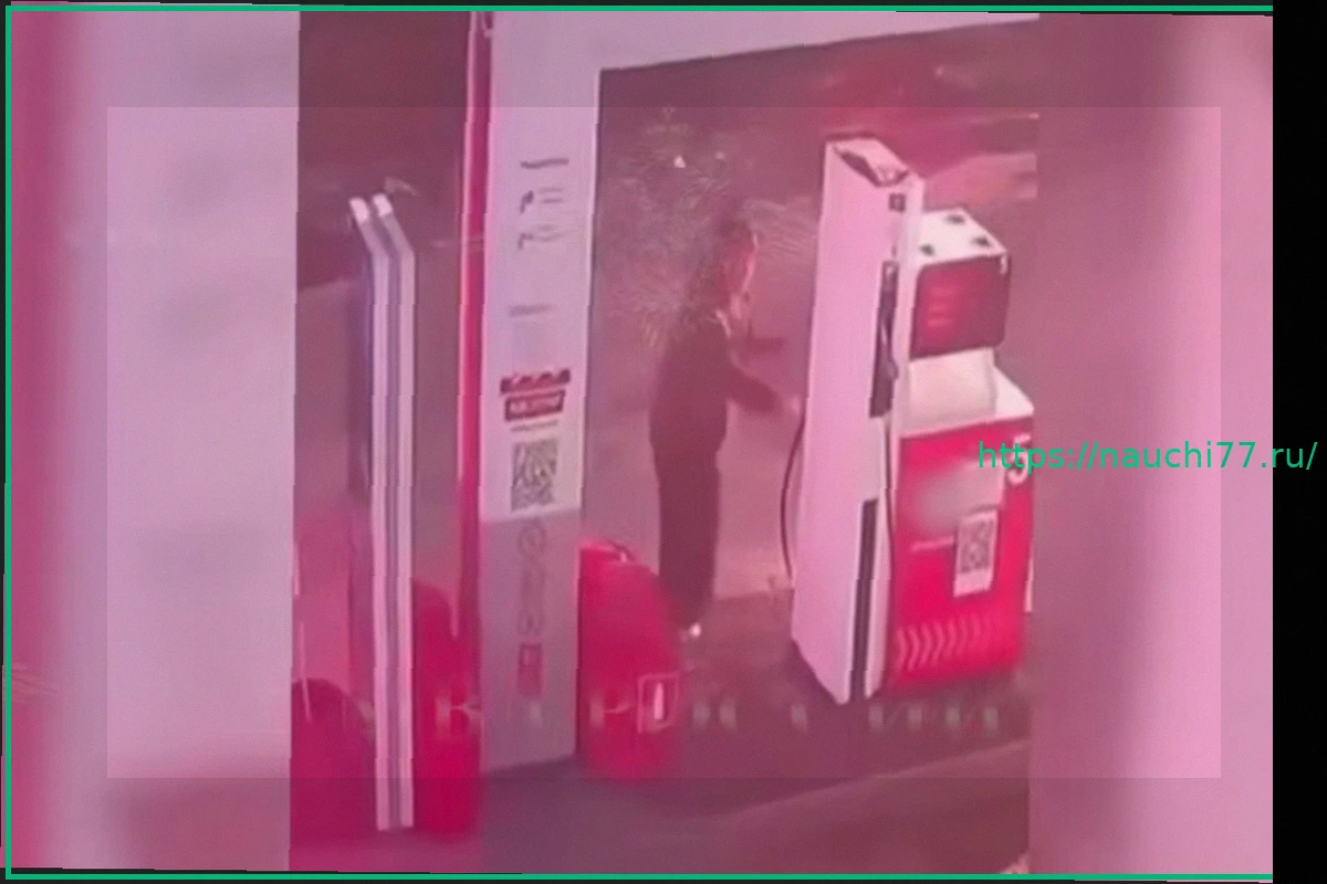 Preview Подросток загорелся во время поджога заправки в Москве и попал на видео