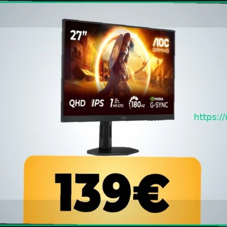 Ищете доступный игровой монитор? AOC Gaming WQHD 27″ 180 Гц — рекордно низкая цена!