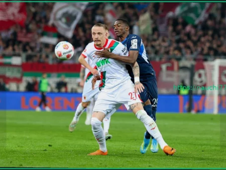 Аугсбург упускает победу над Хоффенхаймом в Бундеслиге