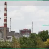 Атака дронов на транспортный цех ЗАЭС