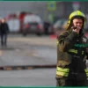В Крымске загорелась хозпостройка после падения обломков БПЛА ВСУ