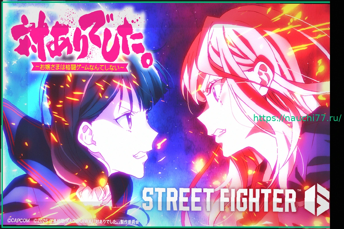 Preview Аниме «Девушки не играют в файтинги» выйдет на Crunchyroll в рамках коллаборации со Street Fighter 6