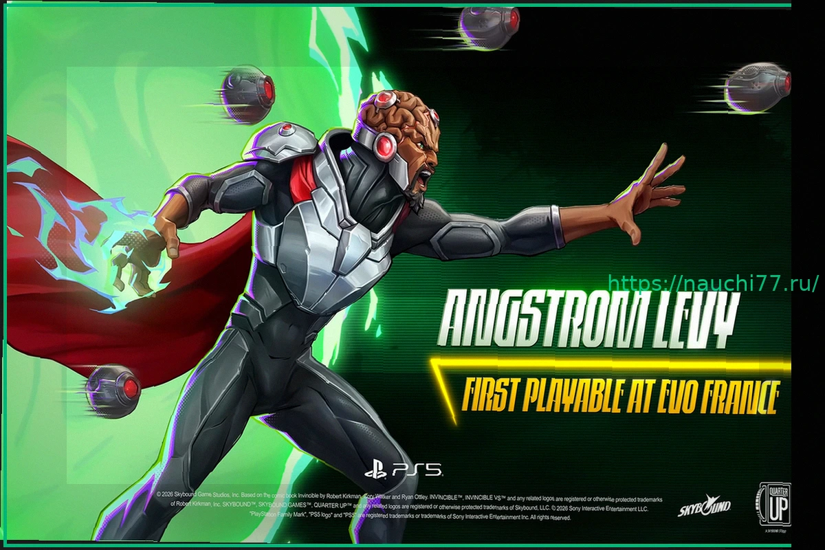 Preview Angstrom Levy станет третьим DLC-персонажем в Invincible Vs и будет доступен для тестирования на EVO France 2026