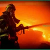 Почтовый терминал, используемый для военных поставок, загорелся под Харьковом